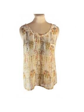 Vince Camuto Sleeveless Printed Top